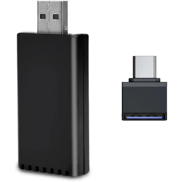 EasyPlay | Adaptador sem fio inteligente para CarPlay e Android Auto | USB-A e USB-C