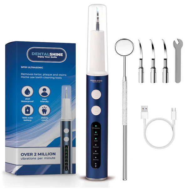 Um sorriso mais branco e uma boca mais saudável, novo raspador ultrassónico Dentalshine!