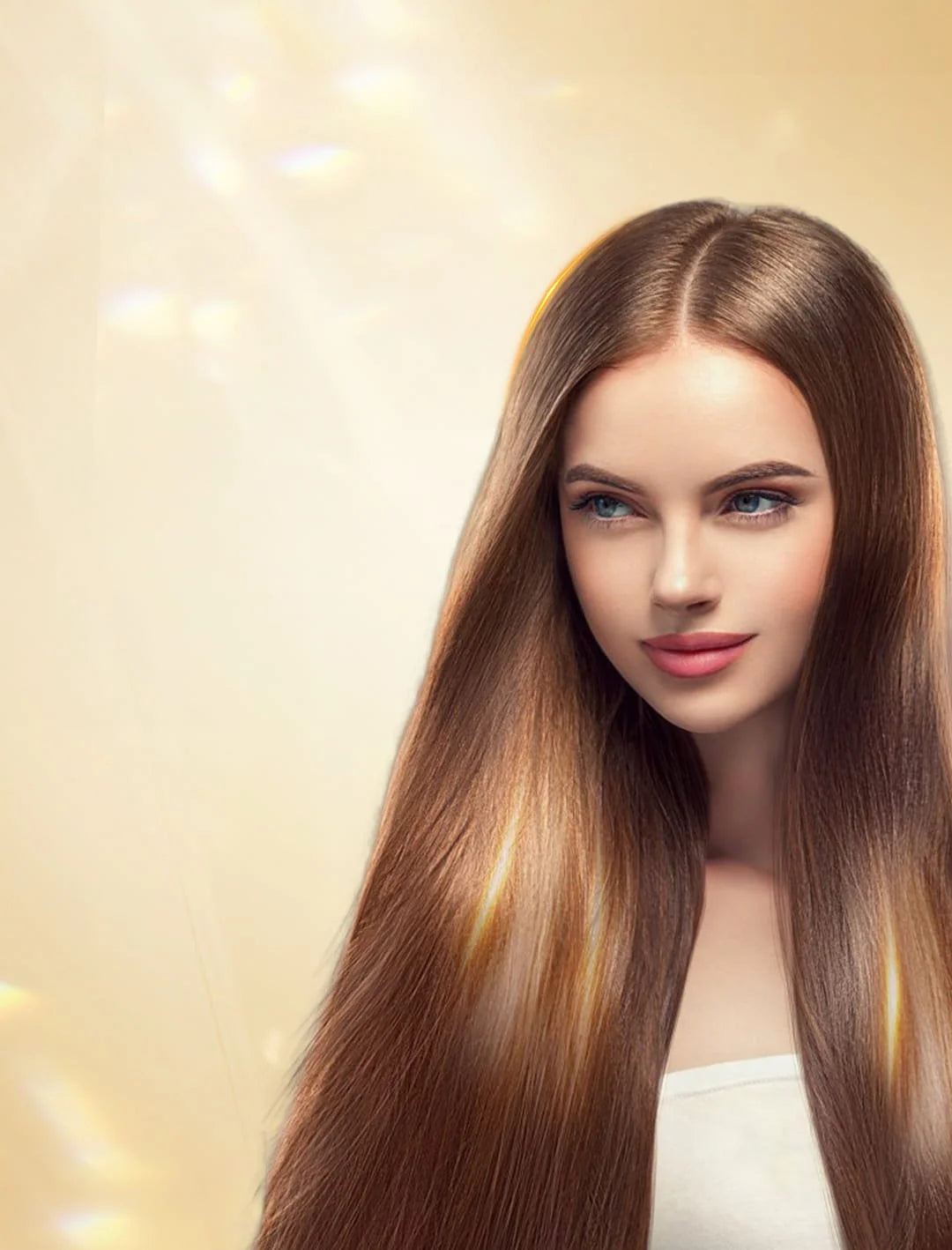 Spray de óleo alisador para cabelo