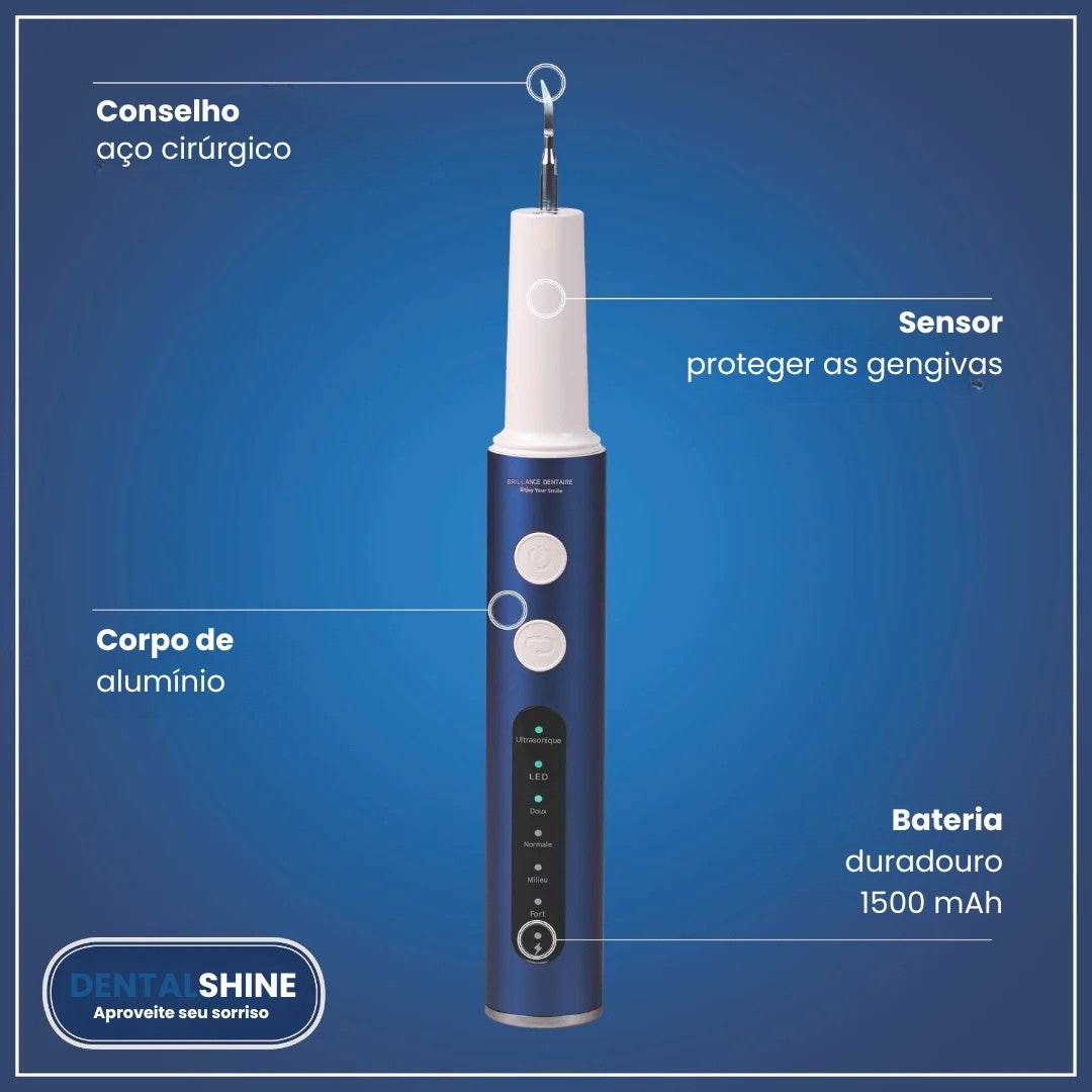Um sorriso mais branco e uma boca mais saudável, novo raspador ultrassónico Dentalshine!