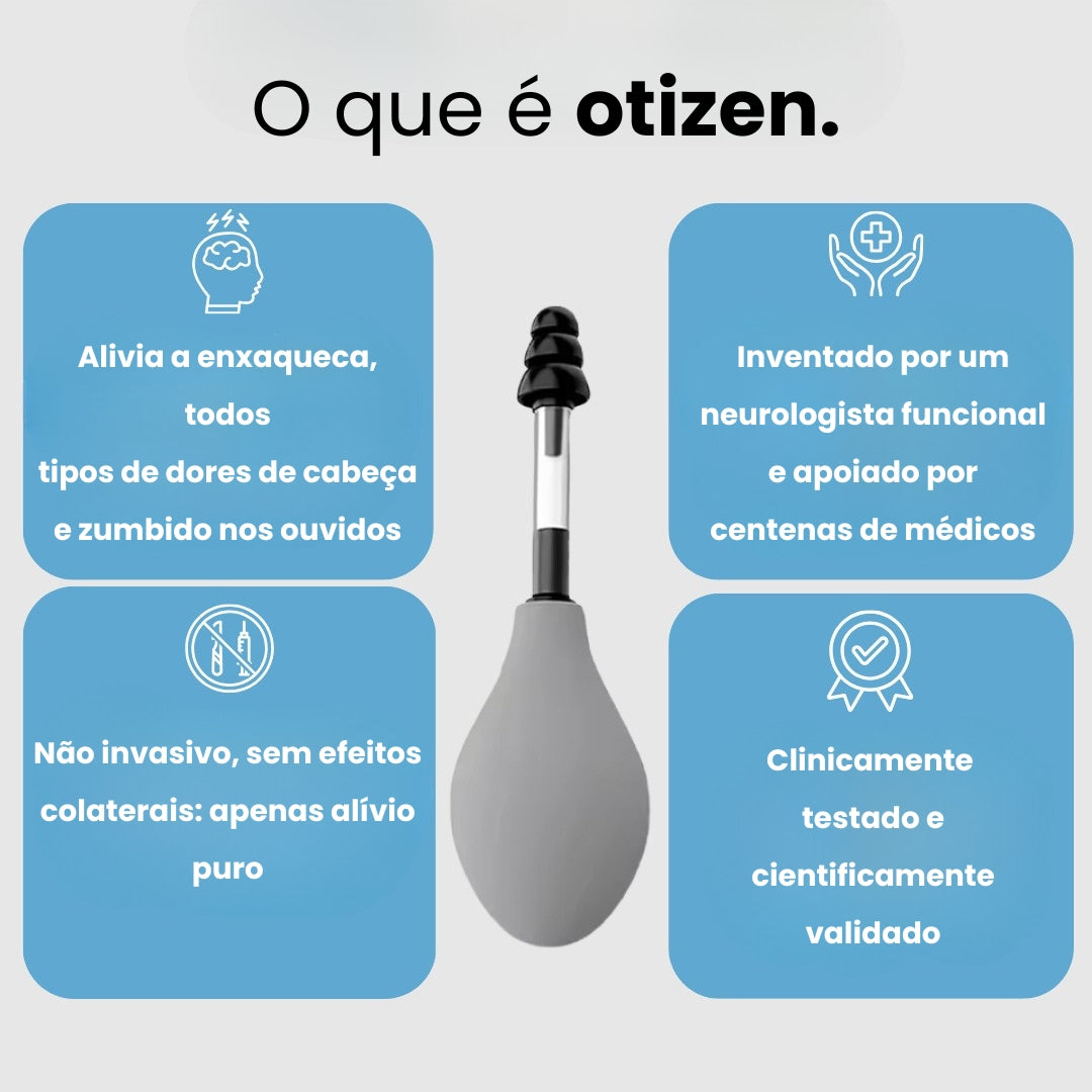 Otizen - Dispositivo para alívio de tensão e pressão na cabeça