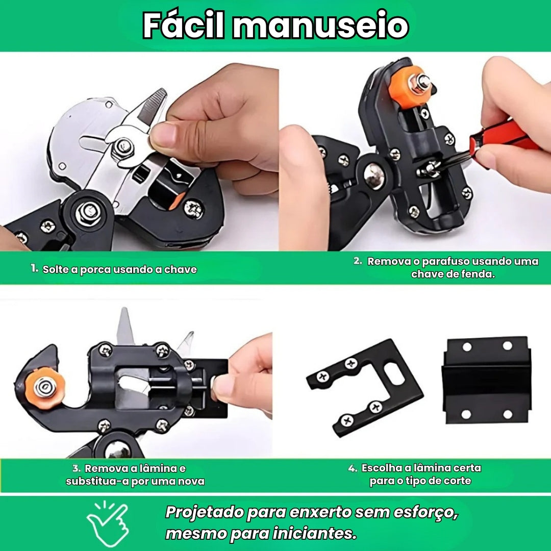 Mestre do Enxerto | Kit de ferramentas de enxerto 3 em 1