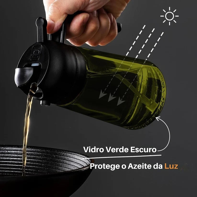 Evermire™ Dois em Um Dispensador de Óleo Escuro
