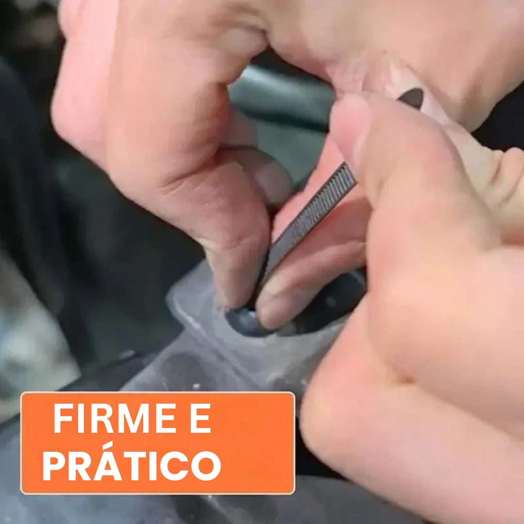 100 peças de fivela universal de nylon para abraçadeiras