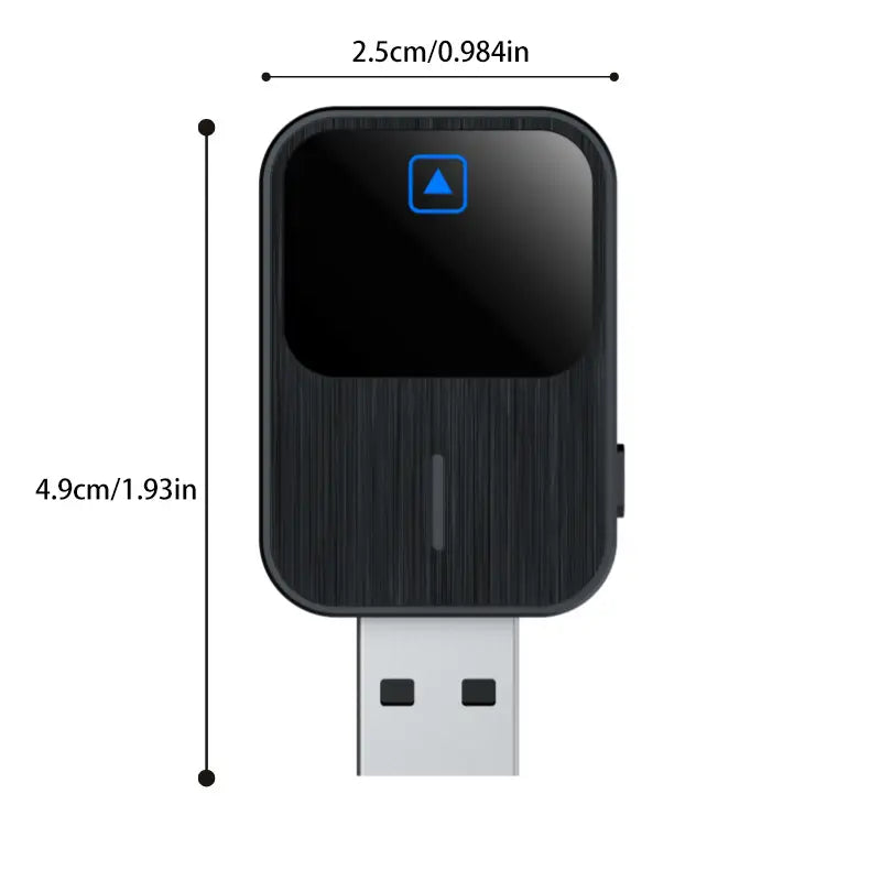 Adaptador Wireless 2 em 1 CarPlay e Android Auto Ponteira USB