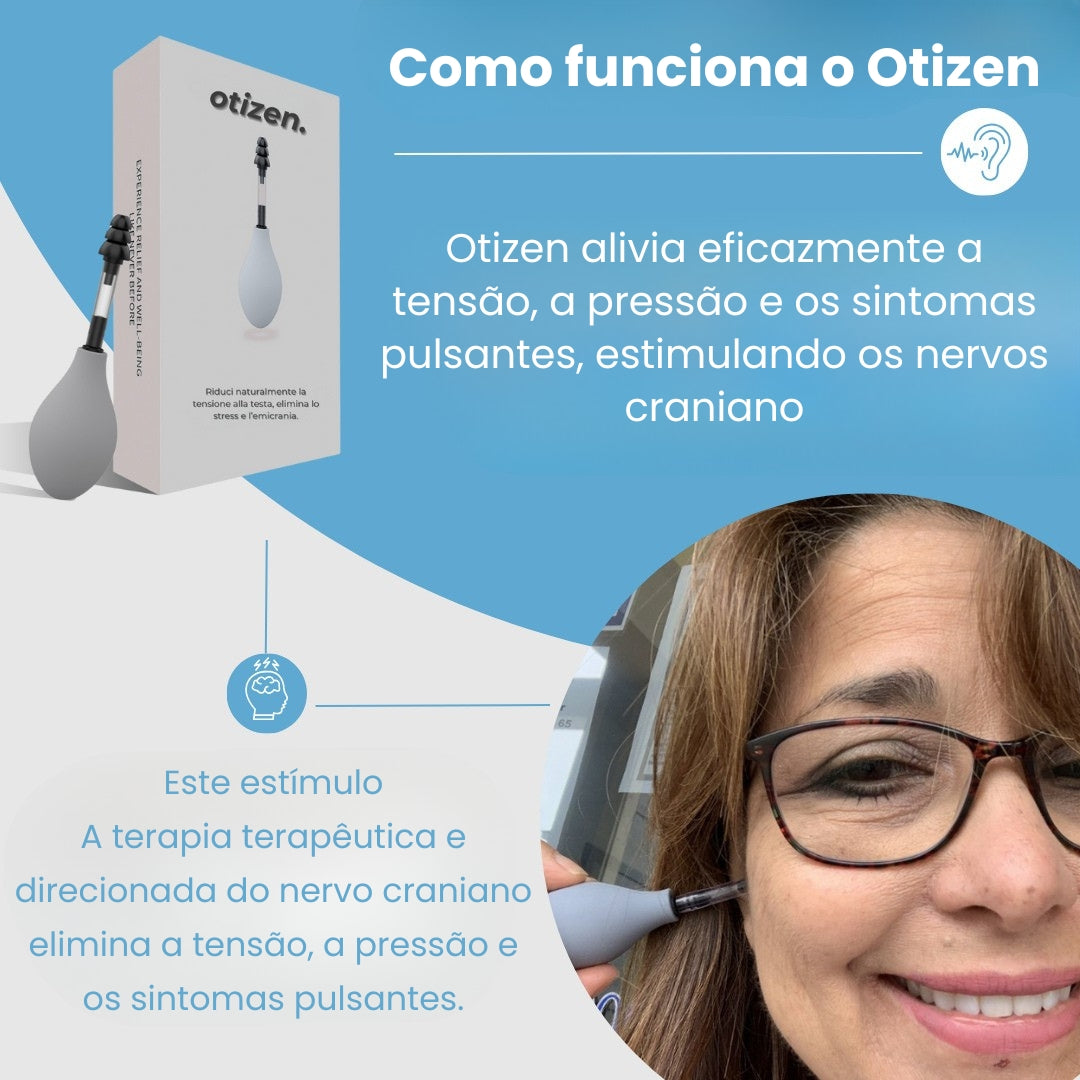 Otizen - Dispositivo para alívio de tensão e pressão na cabeça