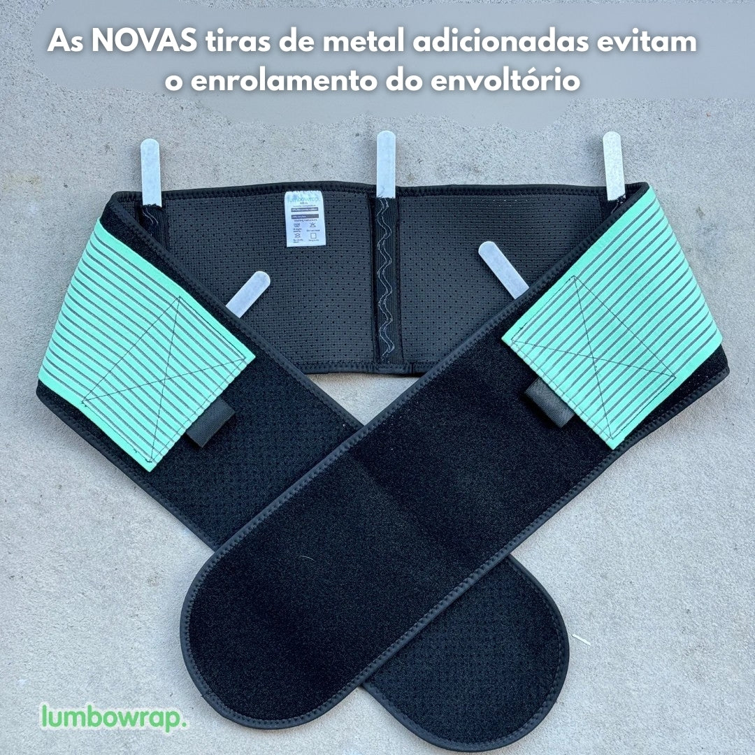 Lumbowrap® - A faixa completa para quadril e região lombar para caminhar e ficar em pé com mais facilidade (estenose espinhal, ciática, dor lombar)