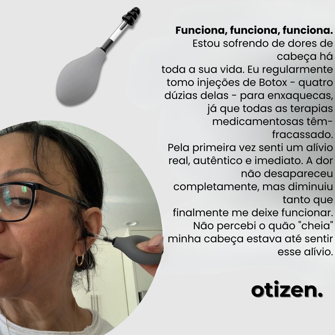 Otizen - Dispositivo para alívio de tensão e pressão na cabeça