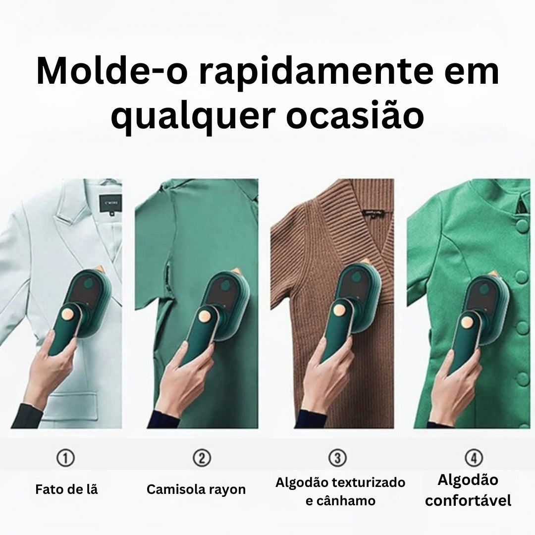 Globetrek° MicroIron: Mini Ferro de passar roupa portátil