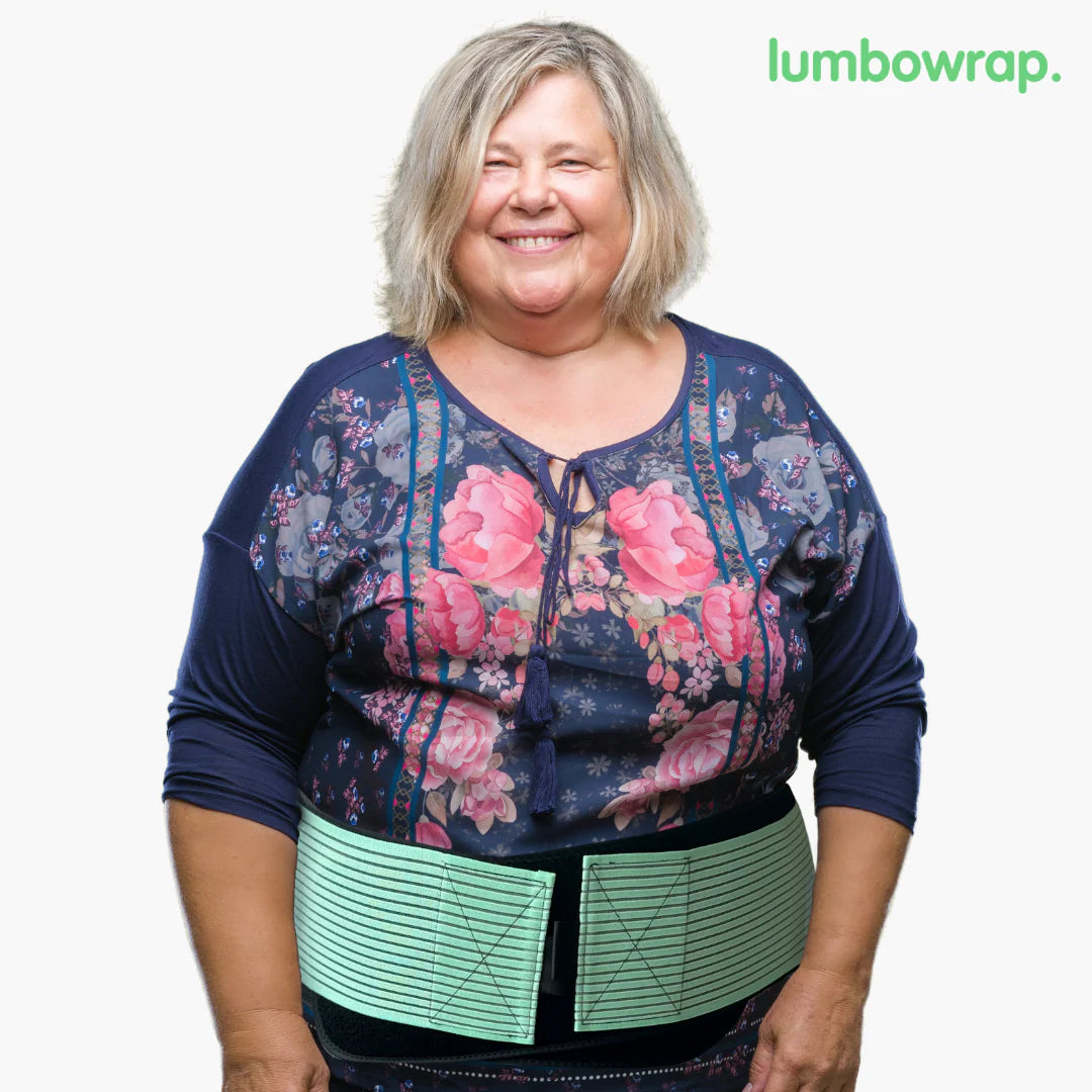 Lumbowrap® - A faixa completa para quadril e região lombar para caminhar e ficar em pé com mais facilidade (estenose espinhal, ciática, dor lombar)