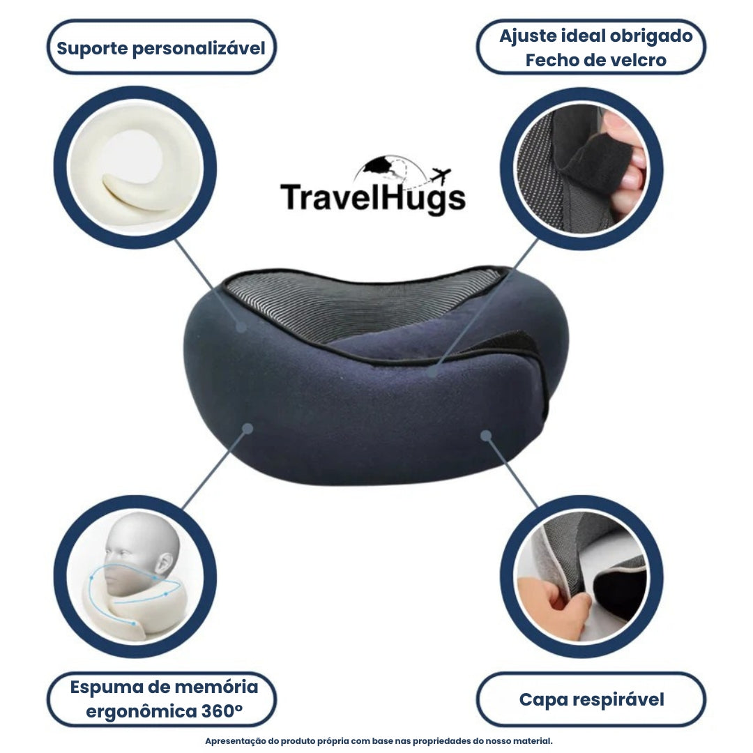 Travesseiro de pescoço Travel Hugs