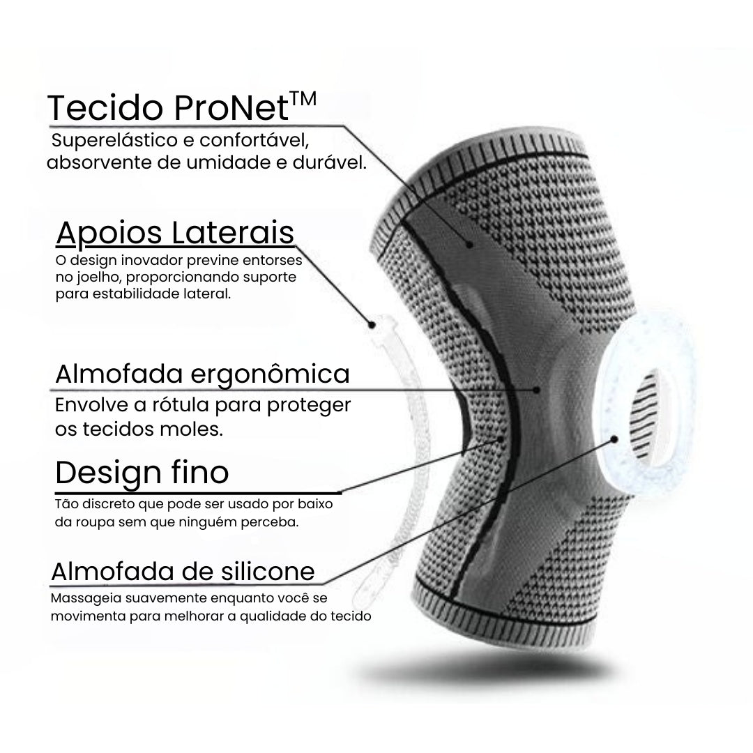 Alivie instantaneamente a dor no joelho sem cirurgia ou injeções com o Limitless Knee Pro™