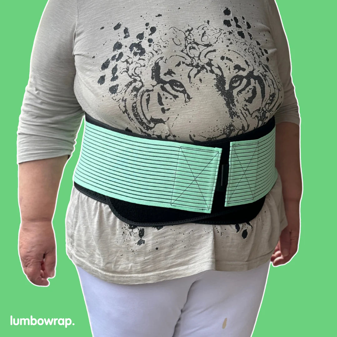 Lumbowrap® - A faixa completa para quadril e região lombar para caminhar e ficar em pé com mais facilidade (estenose espinhal, ciática, dor lombar)