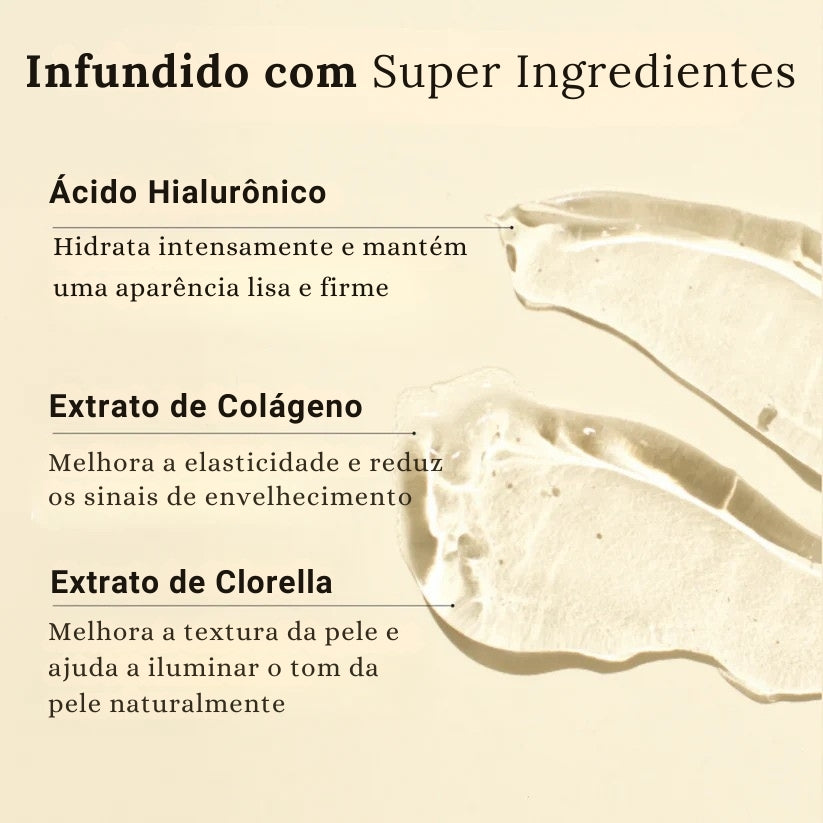 Máscara de colágeno puro - Juventude e vitalidade