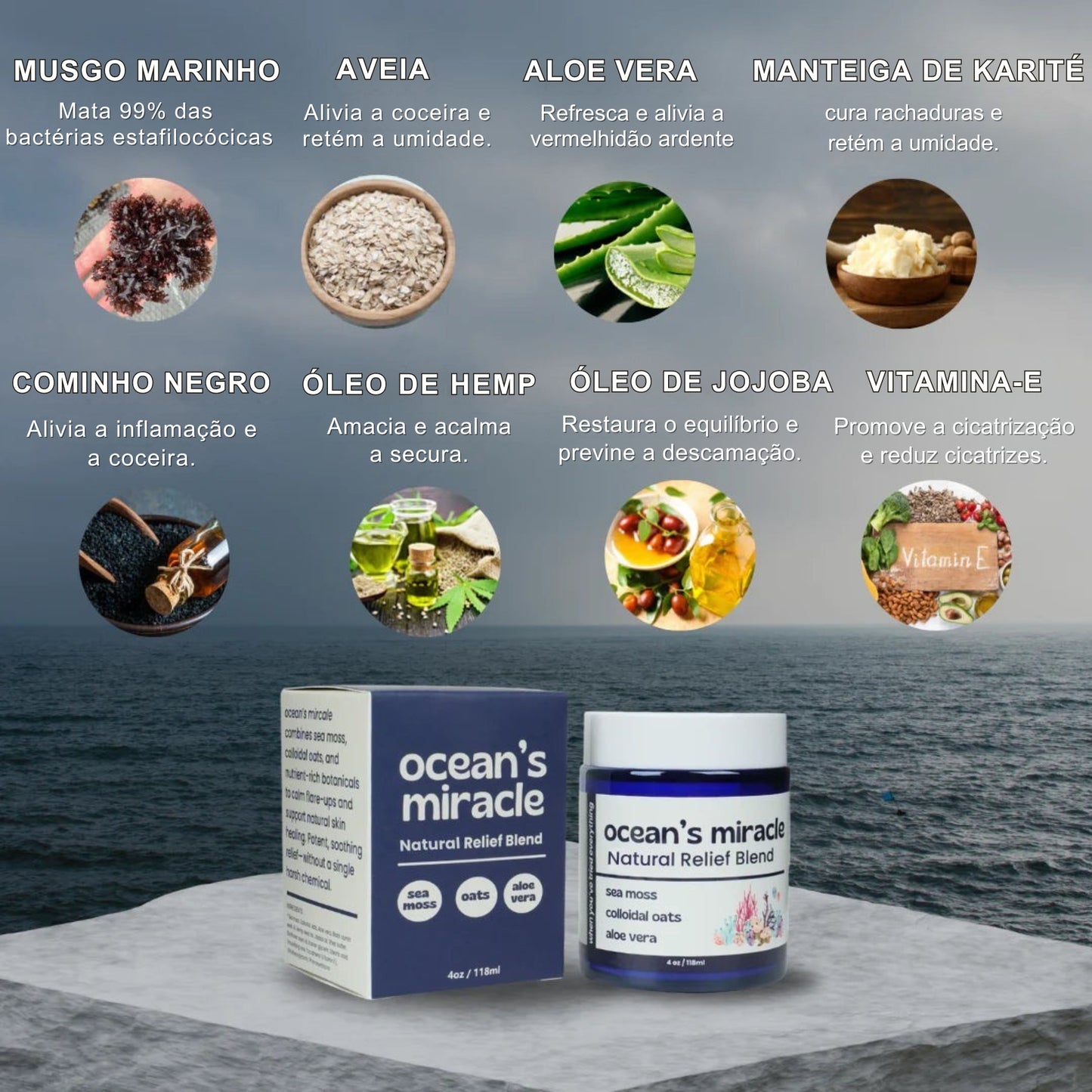Ocean's Miracle - Mistura de Cura Natural