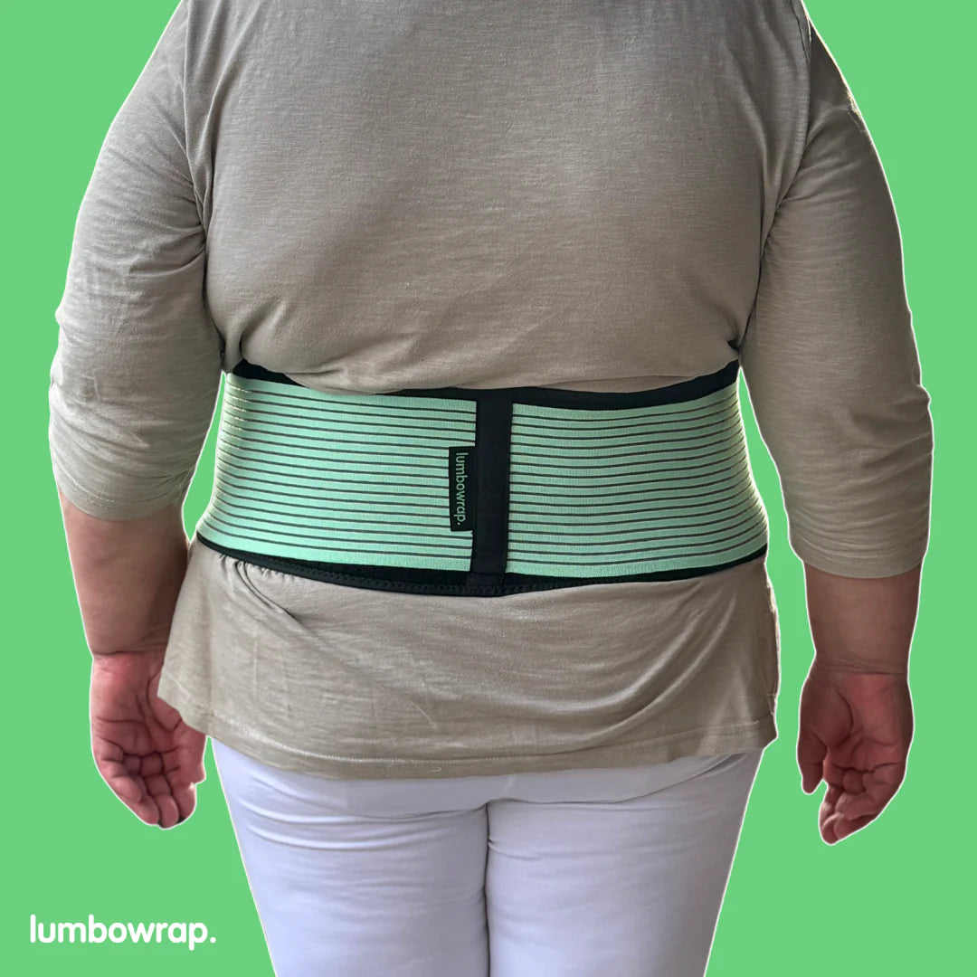 Lumbowrap® - A faixa completa para quadril e região lombar para caminhar e ficar em pé com mais facilidade (estenose espinhal, ciática, dor lombar)