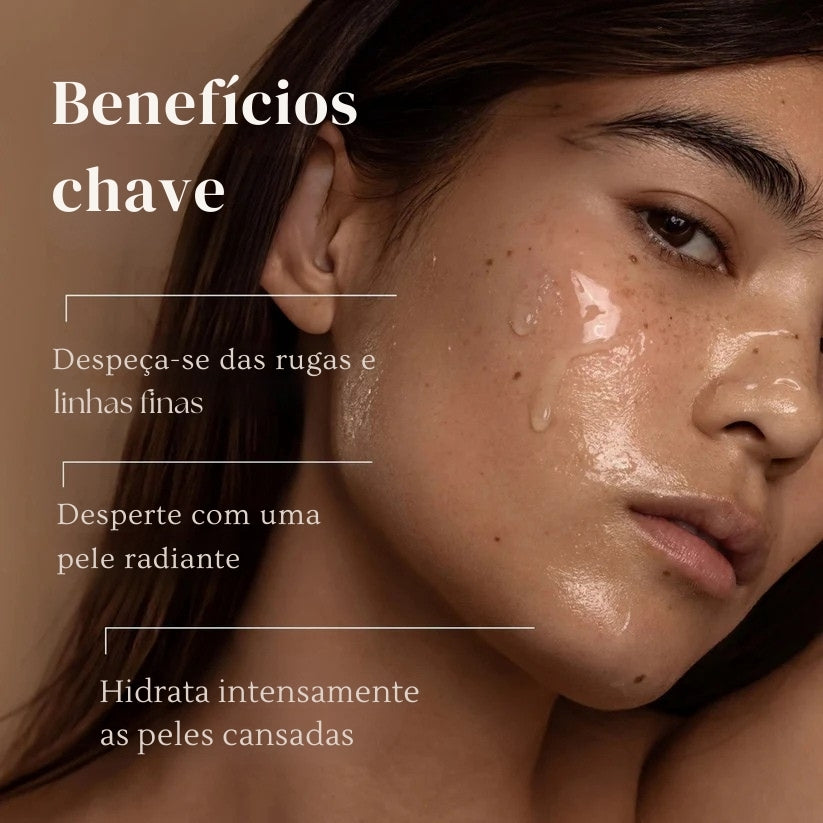 Máscara de colágeno puro - Juventude e vitalidade