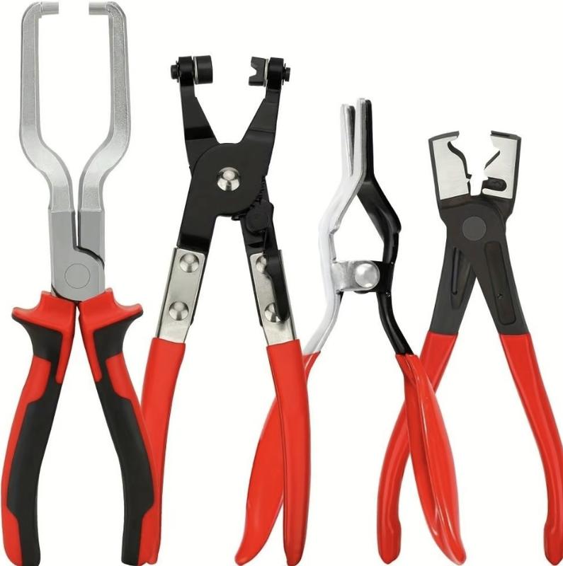 Kit de abraçadeira de mangueira profissional, conjunto de ferramentas para desconexão e desmontagem de linhas de combustível para manutenção automóvel, abraçadeira de tubo multifuncional para reparação de automóveis, acessórios para automóveis