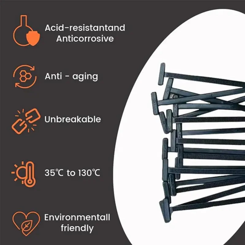 100 peças de fivela universal de nylon para abraçadeiras, abraçadeiras com fivela, abraçadeiras de plástico multiusos, ferramenta para reparação diária de automóveis