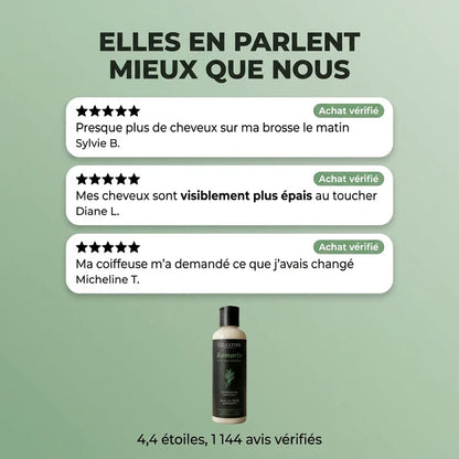 Champô de Alecrim e Queratina para um Cabelo Mais Espesso