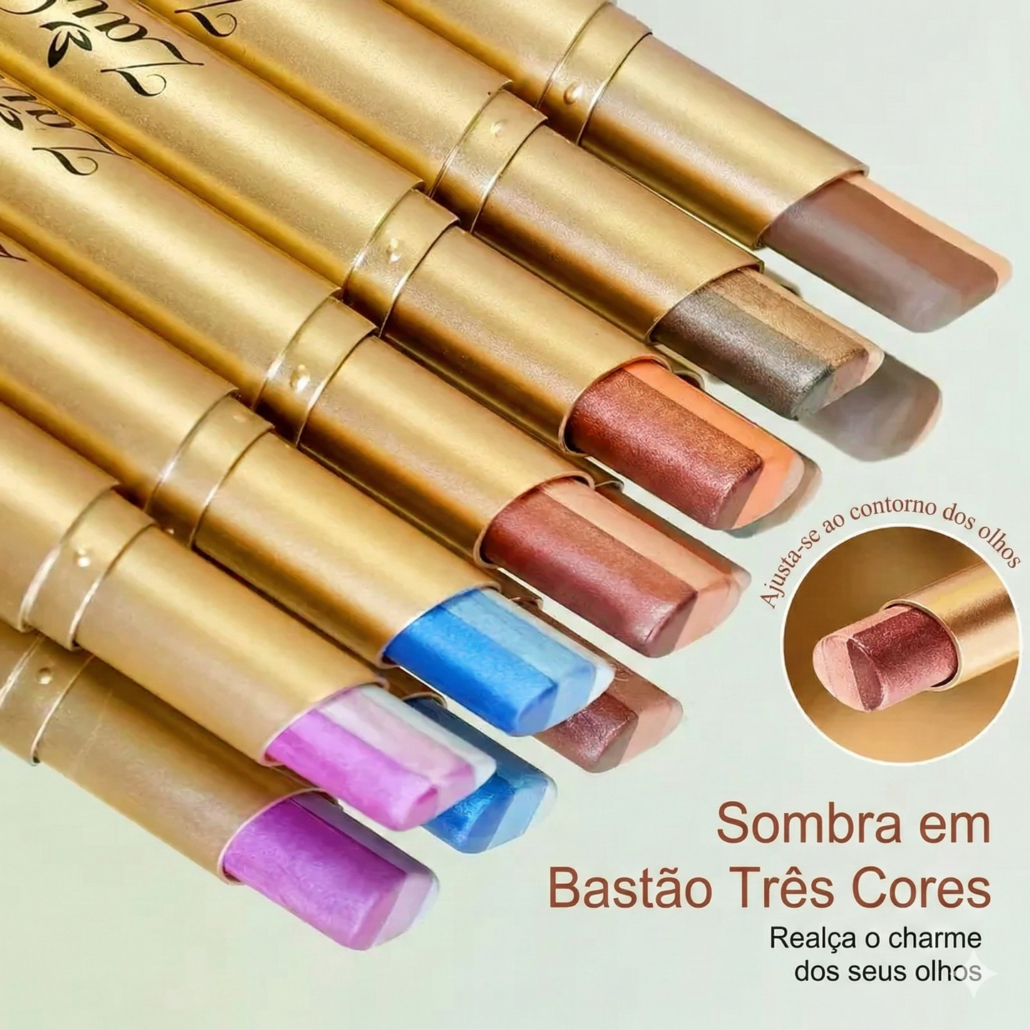 Sombra em stick 3 em 1 - À prova de água