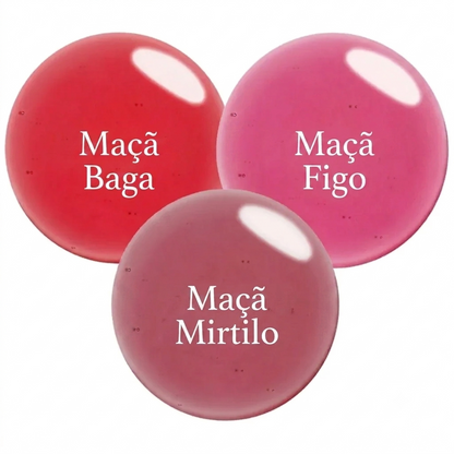 Hidratação e cor duradoura com tinta labial brilhante portátil