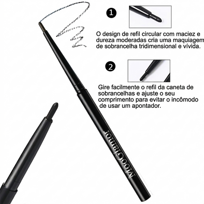 Kit com 12 eyeliners líquidos à prova de água de longa duração