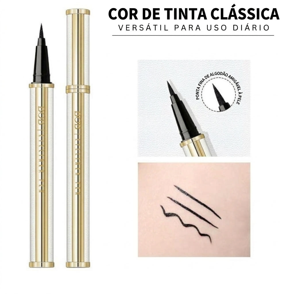 Delineador à Prova D'Água Com Ponta Grossa Para Olhos Definidos