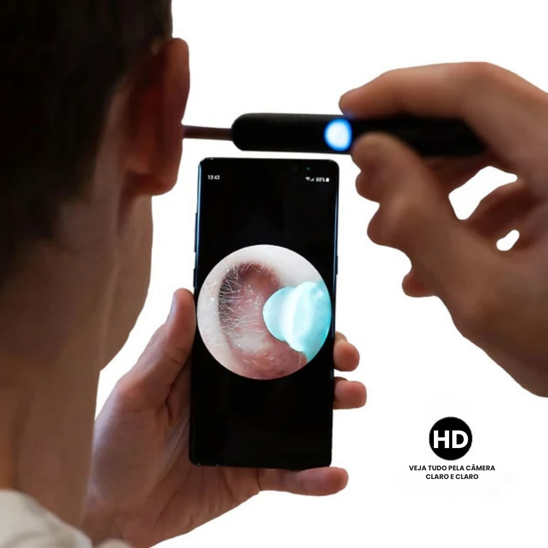 WaxClean™ | Limpeza inteligente dos ouvidos com tecnologia avançada