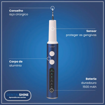 Um sorriso mais branco e uma boca mais saudável, novo raspador ultrassónico Dentalshine!