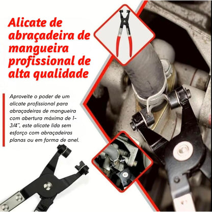 Kit de abraçadeira de mangueira profissional, conjunto de ferramentas para desconexão e desmontagem de linhas de combustível para manutenção automóvel, abraçadeira de tubo multifuncional para reparação de automóveis, acessórios para automóveis
