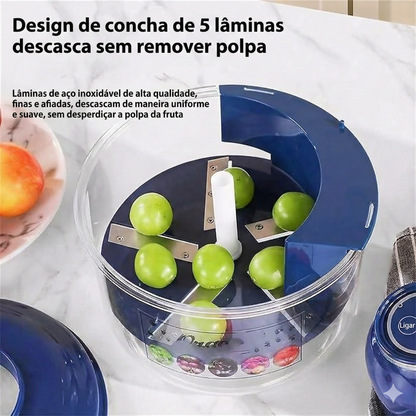 Descascador Elétrico ULRICA: Removedor de Casca Automático Recarregável para Alho, Uvas, Tomate Cereja e Castanhas – Bateria de 1300mAh, Carregamento Tipo C, Fácil de Usar, Utensílio de Cozinha Prático e Ideal para Oferecer