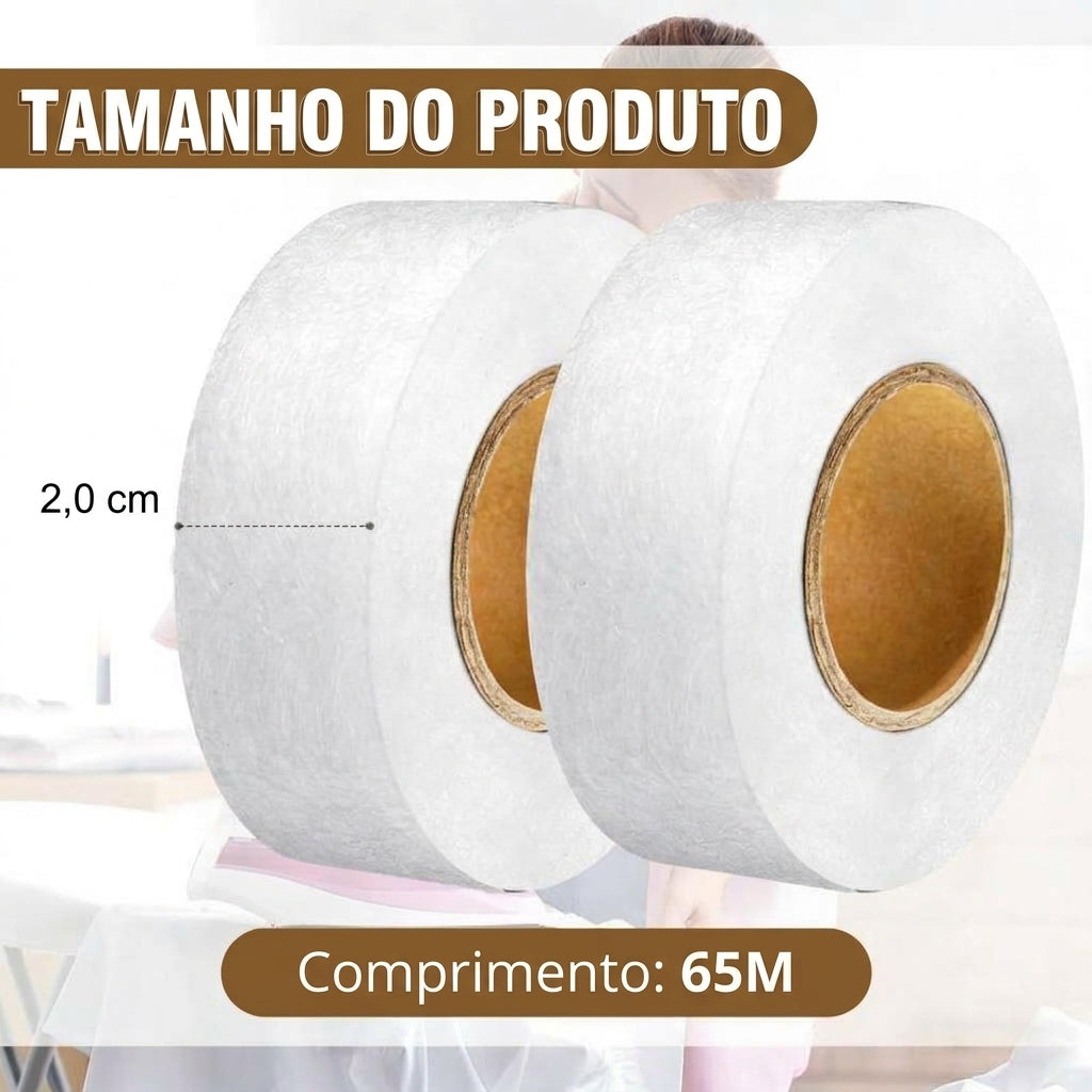 Compre 1 e Leve 1 Grátis - Adesivo Têxtil Termocolante para Bainhas Sem Costura