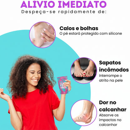 Protetores de calcanhar terapêuticos e respiráveis- PharmaToe