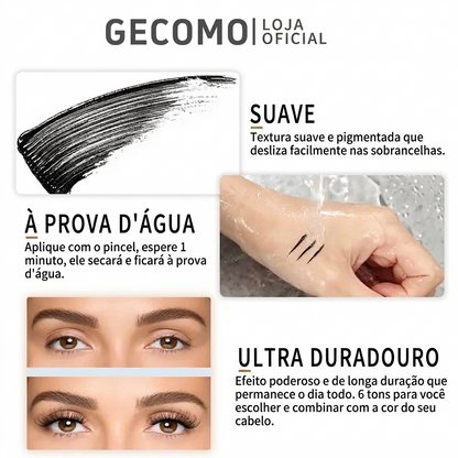 Máscara à prova de água GECOMO – Volume definido e longa duração (24h)