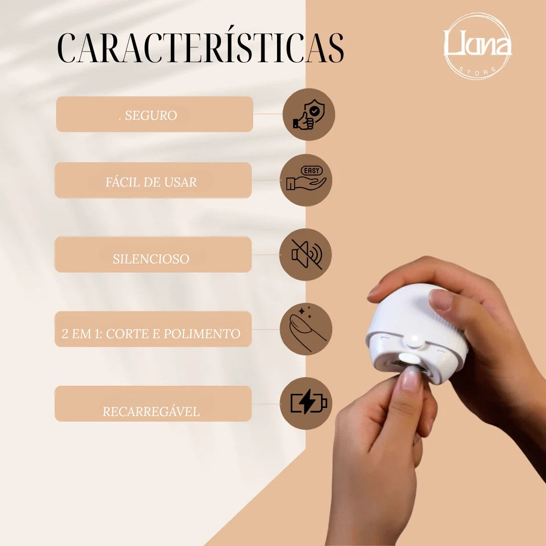 Corta-unhas elétrico multifuncional - NailPro™