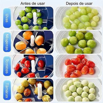 Descascador Elétrico ULRICA: Removedor de Casca Automático Recarregável para Alho, Uvas, Tomate Cereja e Castanhas – Bateria de 1300mAh, Carregamento Tipo C, Fácil de Usar, Utensílio de Cozinha Prático e Ideal para Oferecer