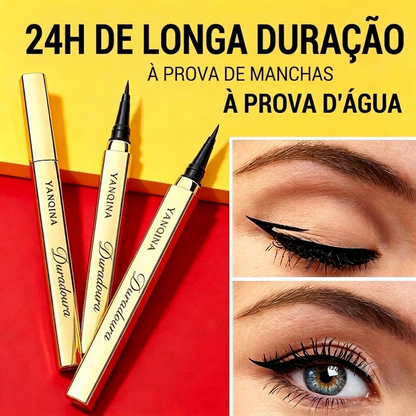 Delineador Líquido Resistente à Água Ponta Fina de Precisão