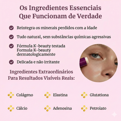 Bálsamo antirrugas com colagénio e cálcio