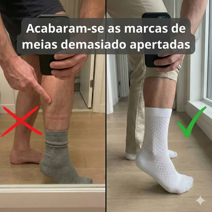 Meias de bambu sem costura