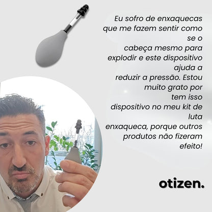 Otizen - Dispositivo para alívio de tensão e pressão na cabeça