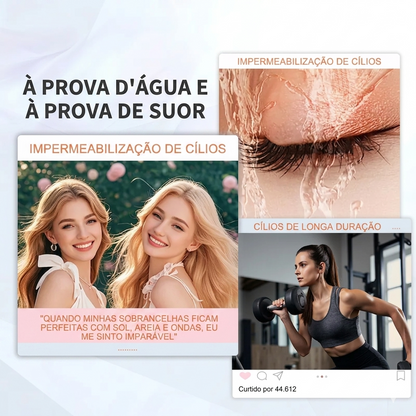 Máscara à prova de água GECOMO – Volume definido e longa duração (24h)