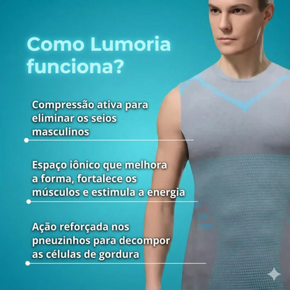 Lumoria® 2.0 | Corrija a sua postura, comprima os seus abdominais, transforme a sua aparência.