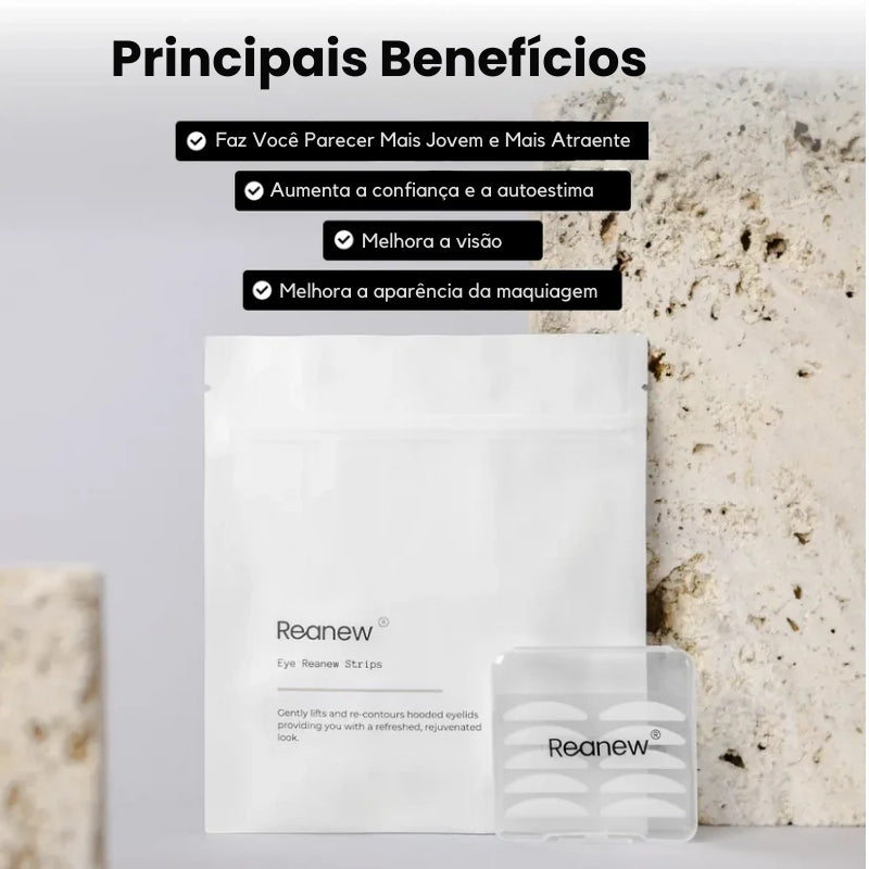 Tiras de elevação instantânea para pálpebras