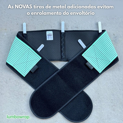 Lumbowrap® - A faixa completa para quadril e região lombar para caminhar e ficar em pé com mais facilidade (estenose espinhal, ciática, dor lombar)