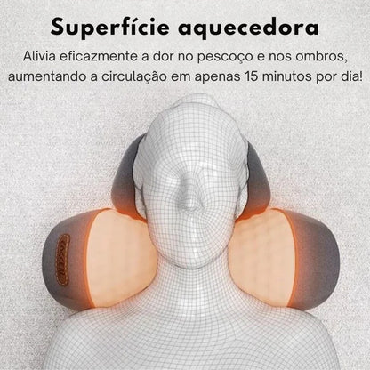 FisioRest Massageador de pescoço 3 em 1