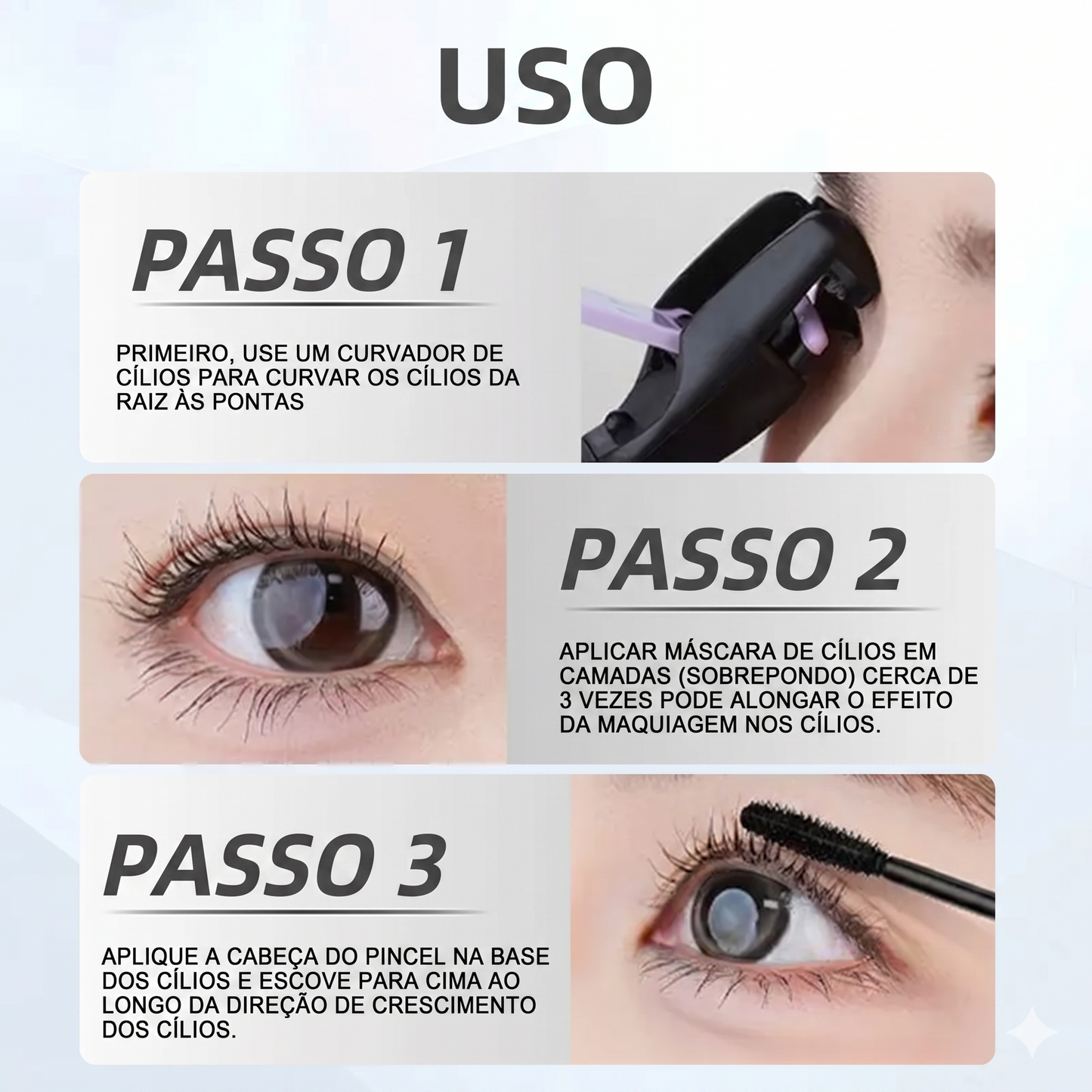 Máscara à prova de água GECOMO – Volume definido e longa duração (24h)