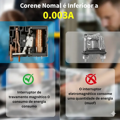 Interruptor de segurança para automóvel, 12V 240A, interruptor remoto de desconexão da bateria, interruptor de segurança antirroubo, interruptor de corte/desligamento automático para automóvel, camião, barco, RV, ATV e embarcação.
