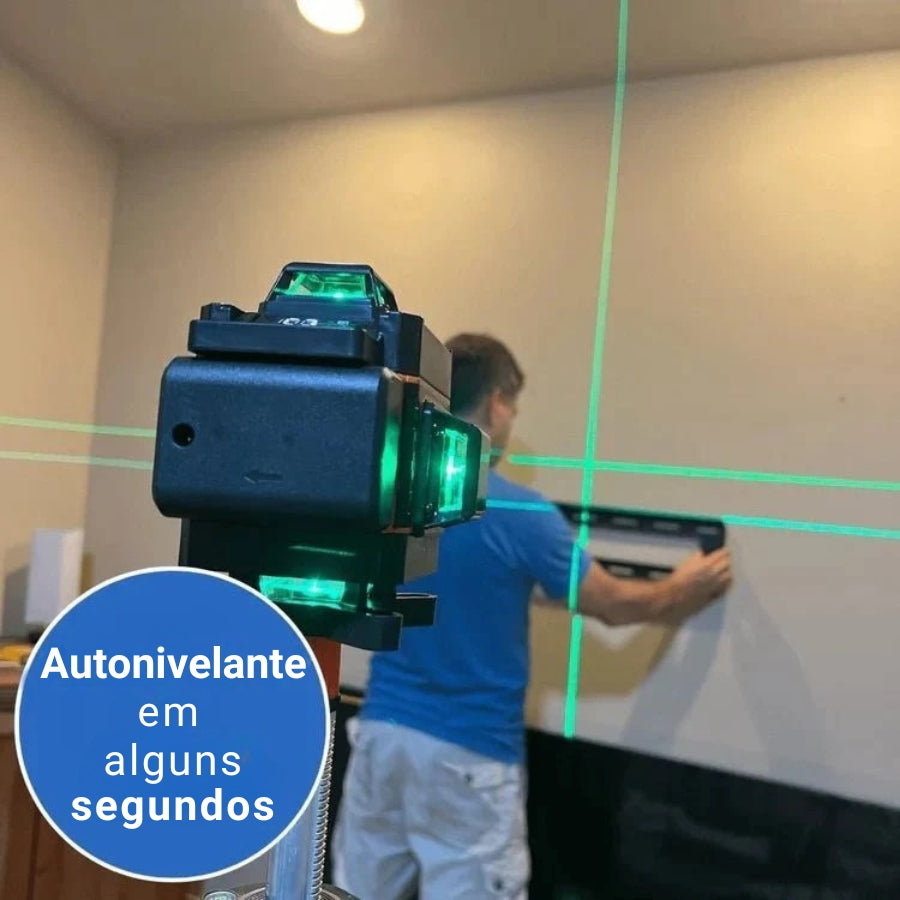 Nível a laser LCD autonivelante 360° 16 linhas