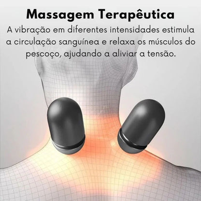 FisioRest Massageador de pescoço 3 em 1